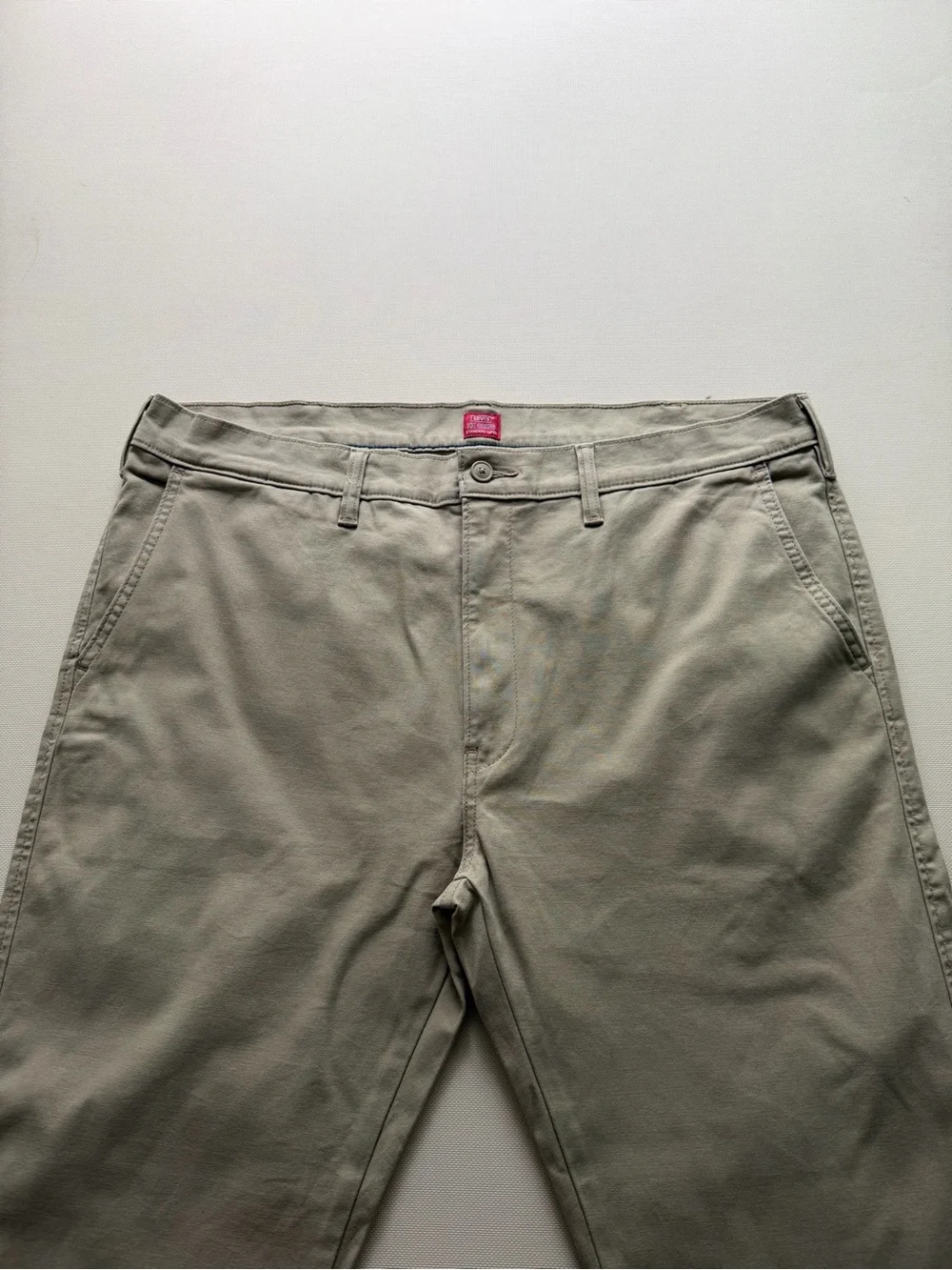 Levi's Light Tan Straight-Fit Chinos